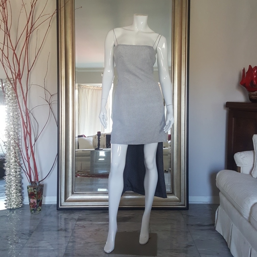 Cosmic Grid Slip Dress by Three of Something